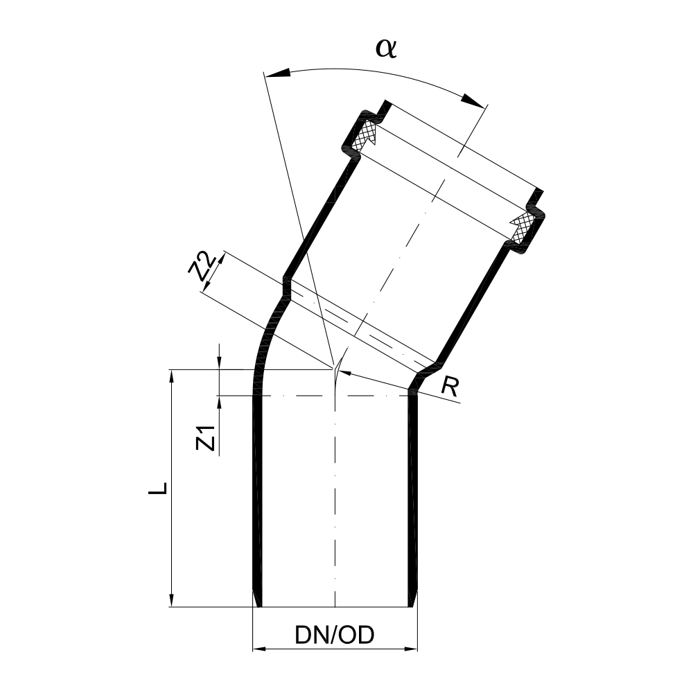 02131 Отводы Tece  - Вид №1