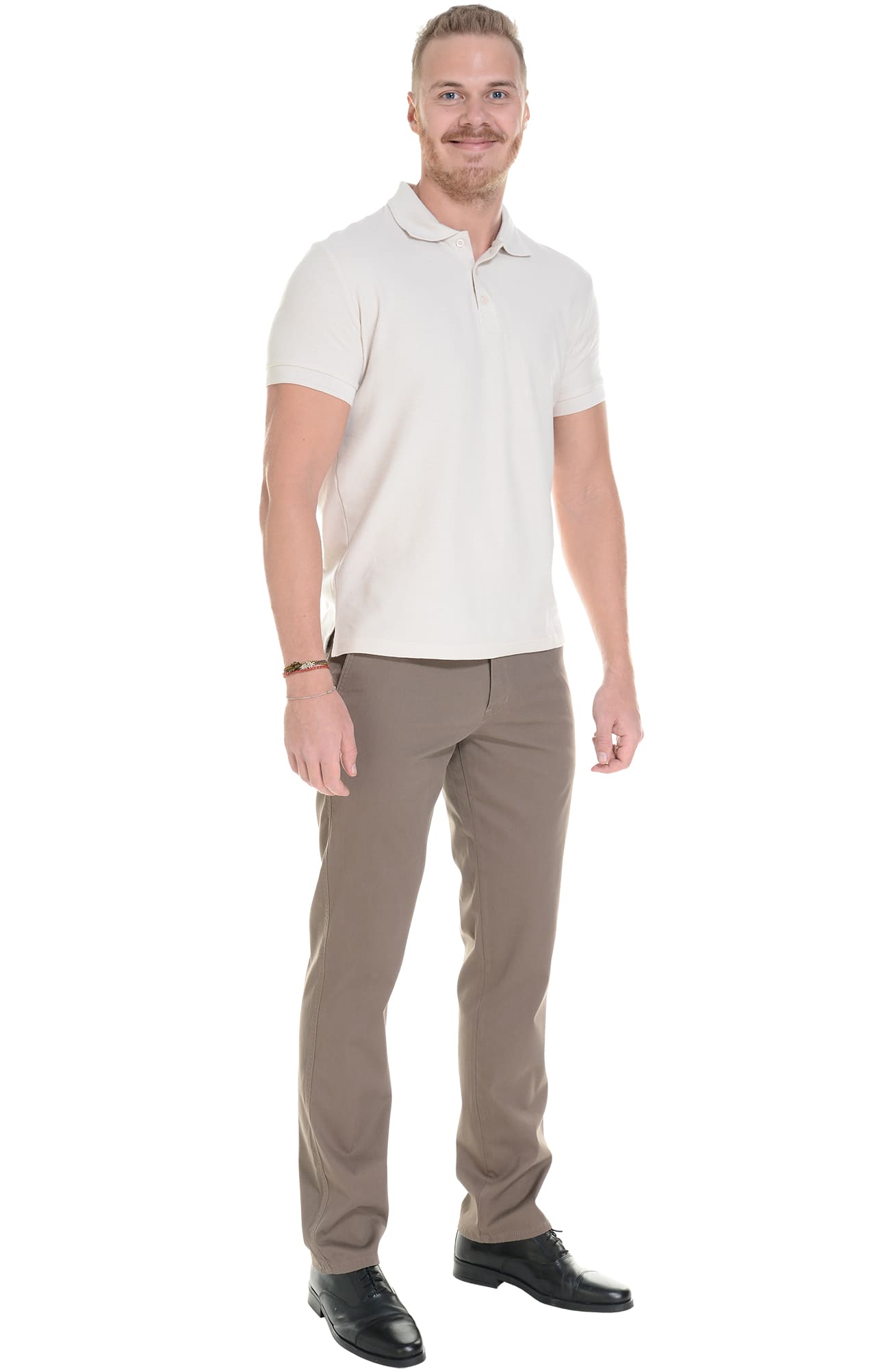 68251 Брюки  мужские chocolate (коричневые) El-Risto  Одежда для официантов  размер 54/182-188  - Вид №3