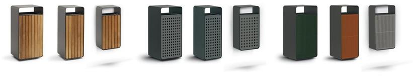 Metalco Урна деревянная с пепельницей sun-id-1417590 - Вид №1