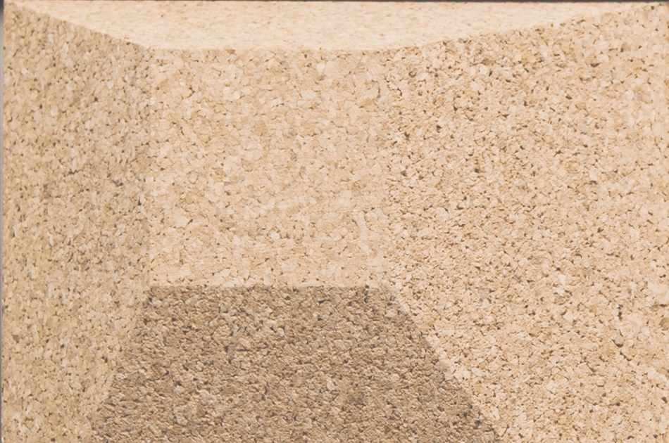 313 312 011 Пробковая 3D-плитка для стен Douro Pearl GRANORTE 3DForms - Вид №1