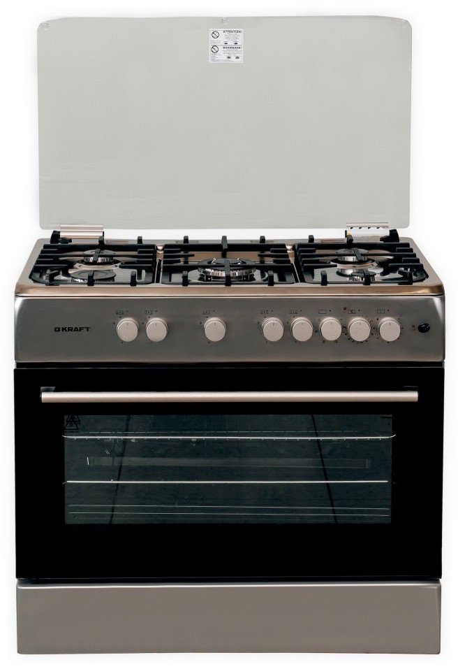 5351538 Газовая плита Kraft KF-FSK9407AEXI серый STDN-0090546
