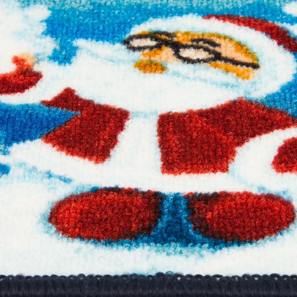 Коврик С новым годом 50x80 см нейлон цвет синий CTIM STLM-2079542 - Вид №3