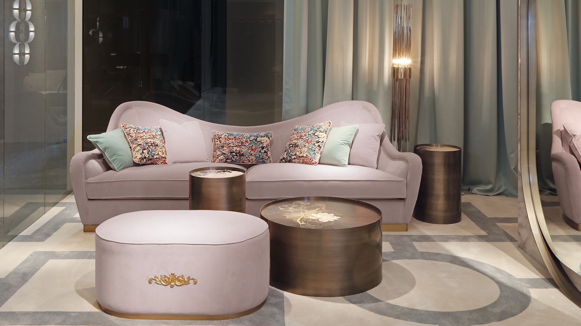 Металлический цилиндр журнальный столик ANGELO CAPPELLINI New Classic Interiors ARCH-00039126 - Вид №2