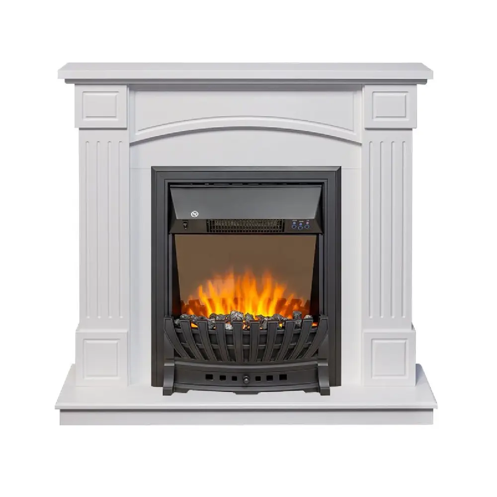 Каминокомплект Royal Flame Boston STD Aspen Black 1.5 кВт цвет белый STLM-2199964