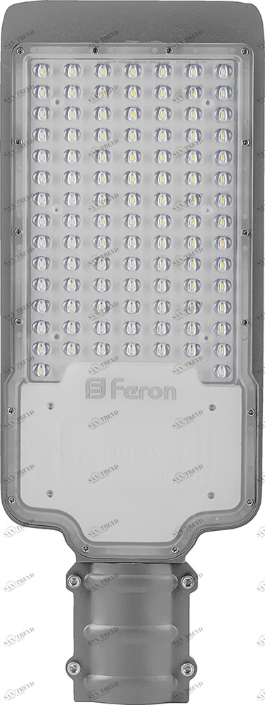 Уличный светильник светодиодный на опору освещения 36 см 50W 6400K Feron 32214 FERON  00-3956132 Серый 