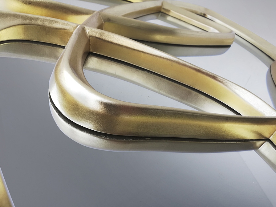 109241 Зеркало золотое Schuller Morfeo