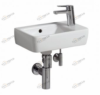 276140000 Подвесная раковина настенная прямоугольная Keramag  белая 