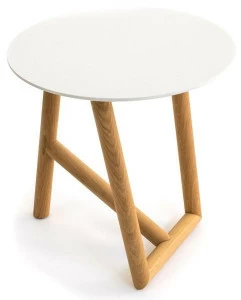 Moroso Круглый деревянный журнальный столик Klara