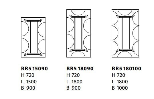 Прямоугольный складной стол из массива дерева Karl Andersson Brygga ARCH-00020412 - Вид №2