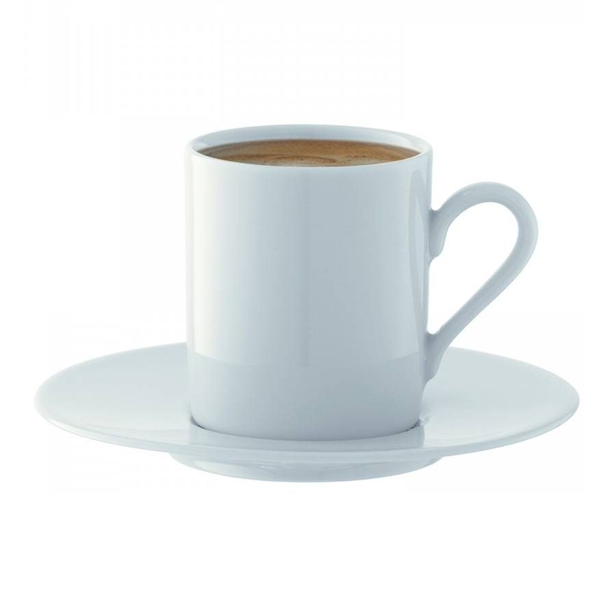 P055-01-997 Набор эспрессо чашек с блюдцами dine, 90 мл, 4 шт. LSA International  - Вид №2