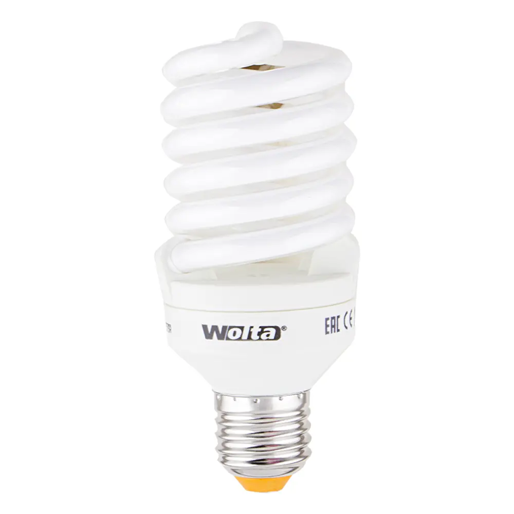Лампа энергосберегающая Wolta спираль 30 Вт E27 свет тёплый белый STLM-2114477