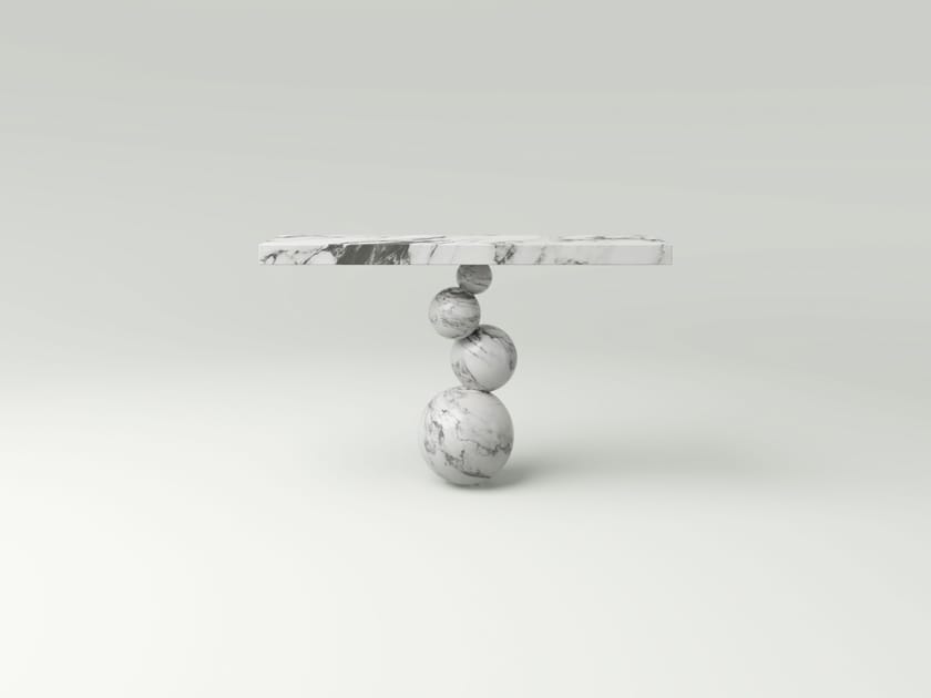 Мраморный консольный стол NITZAN HOME ESMERALDA ARCH-00039220