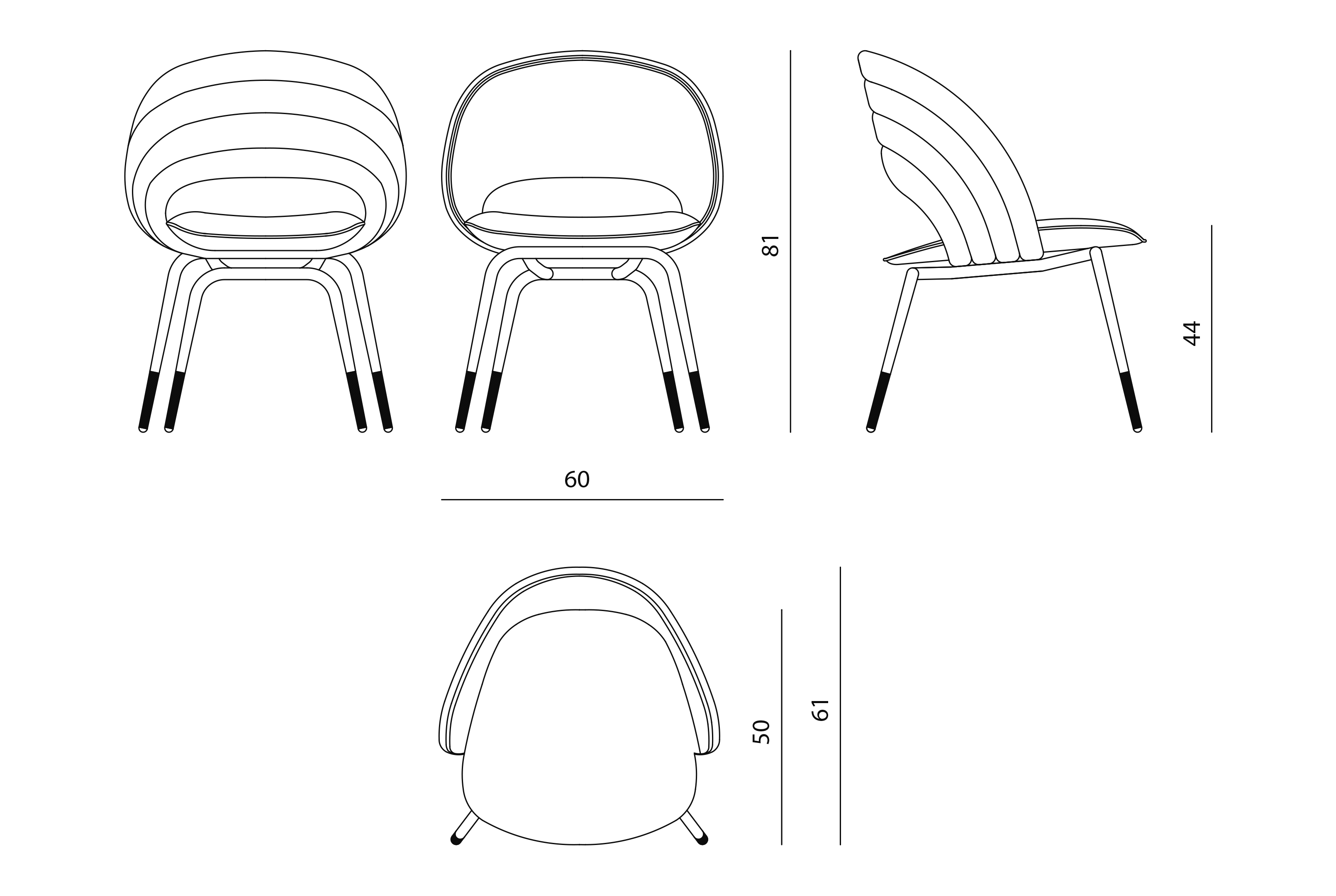 Kylo Padded Стул Visionnaire  - Вид №5
