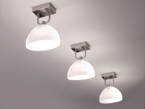 Стеклянный светодиодный потолочный светильник