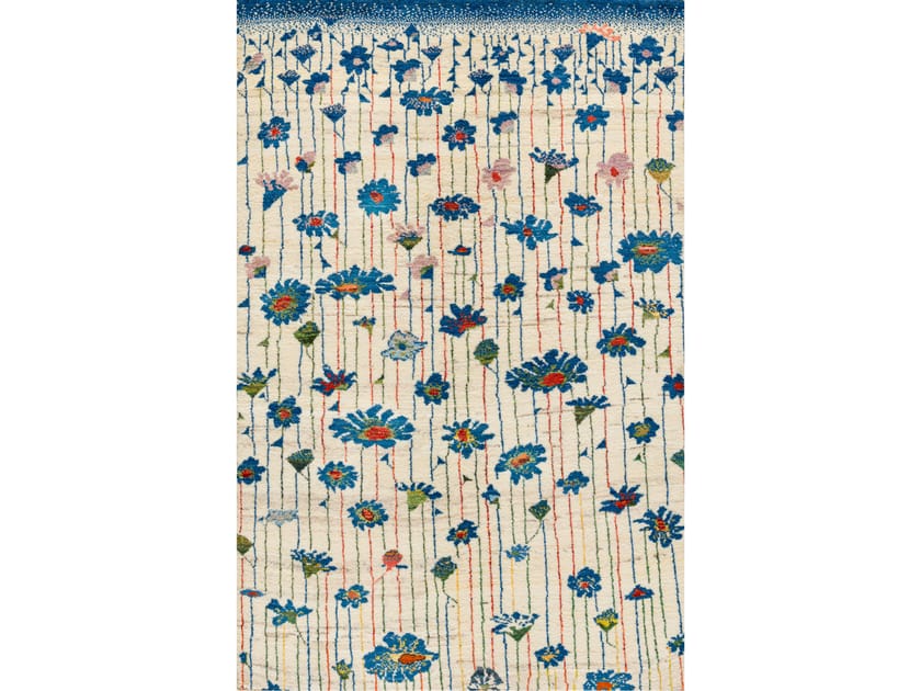 Прямоугольный шерстяной цветочный ковер Zollanvari Flower Meadow ARCH-00126066