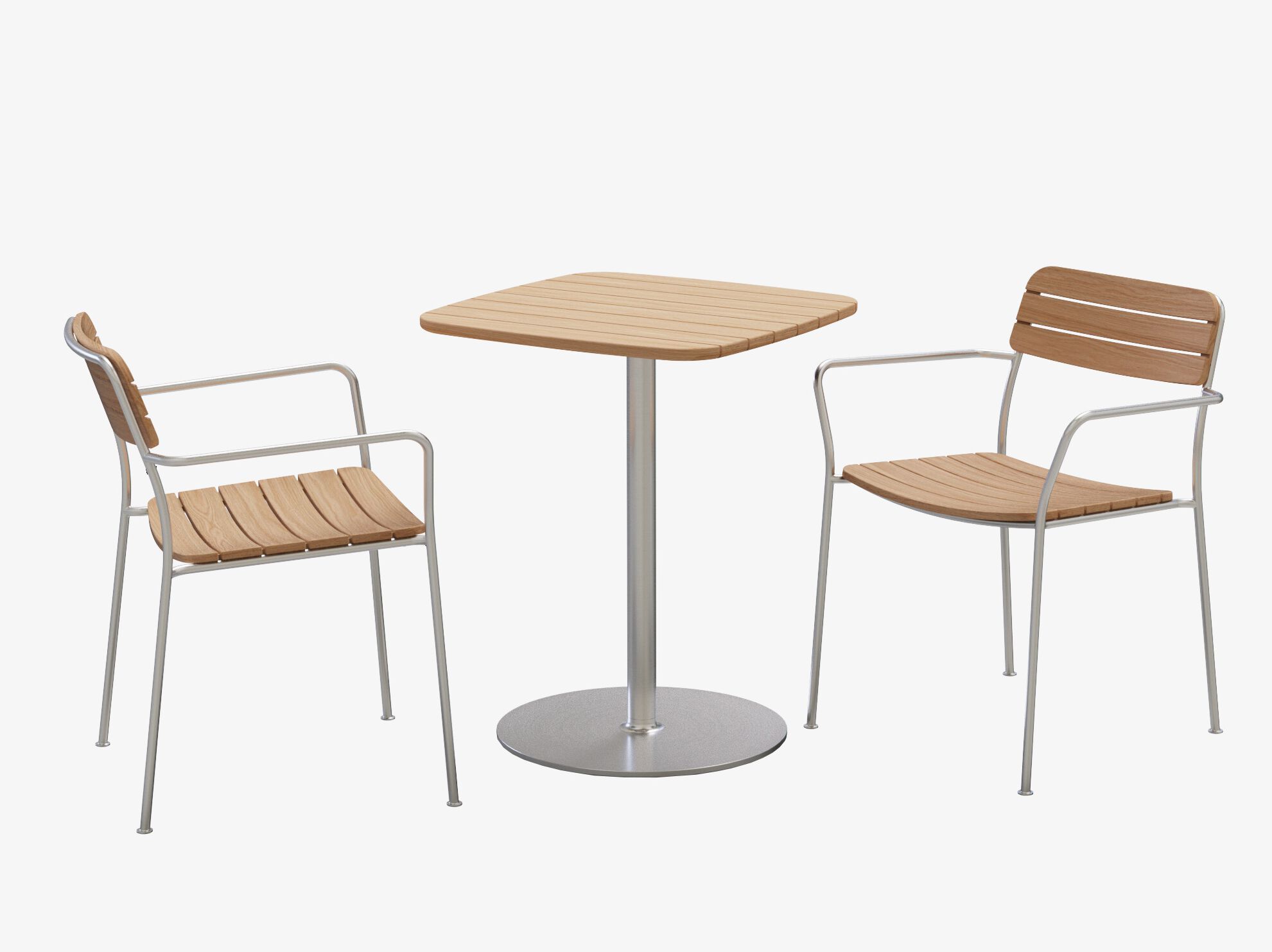 Квадратный журнальный столик из тикового дерева Case Solas ARCH-00152854 - Вид №5