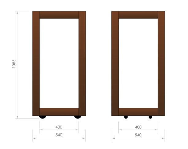 Стальной держатель журнала Corten™ RB73 Quaruba ARCH-00083177 - Вид №6
