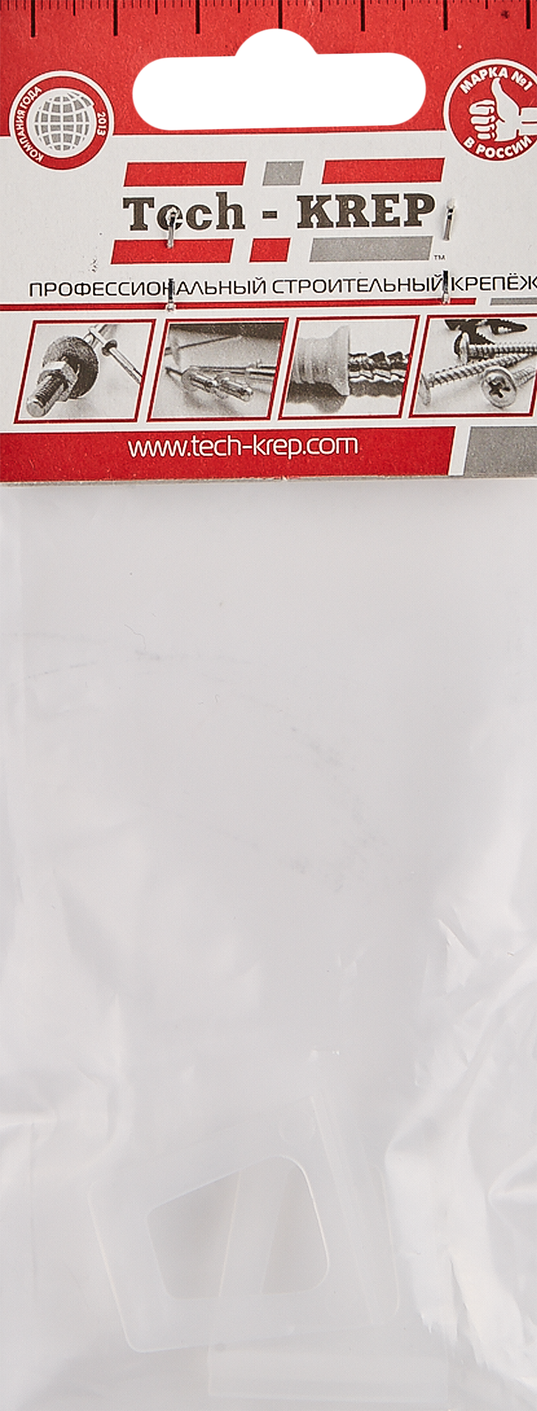 85192549 Комплект ручек для антимоскитной сетки , 5x2.7 см, полиэстер прозрачный 2 шт. STLM-0059735 TECH-KREP  - Вид №2