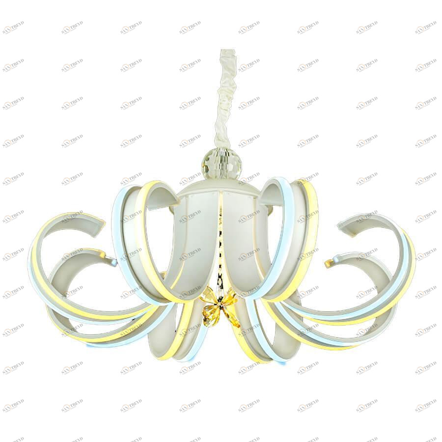 Подвесной светильник белый с золотым Ambrella Light Line FL120 AMBRELLA LIGHT ДИЗАЙНЕРСКИЕ, LINE 00-3889955 Белый 