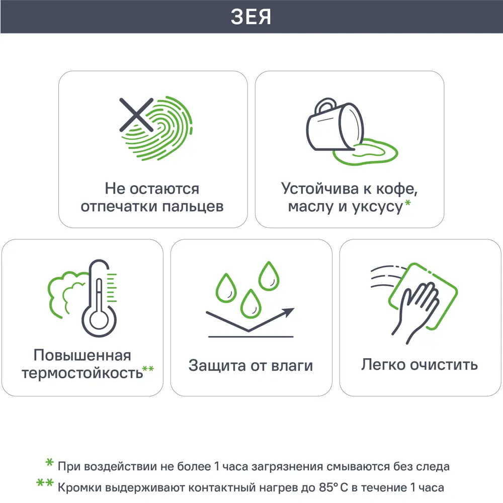 Фасад для кухни Зея 39.7×25.3 см DELINIA ID | ЛДСП светлое дерево 86910870 STLM-0874577 - Вид №2