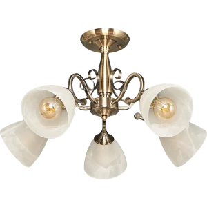 Люстра потолочная «Сигма» КС30072/5С, 5 ламп, 18 м², цвет белый/хром