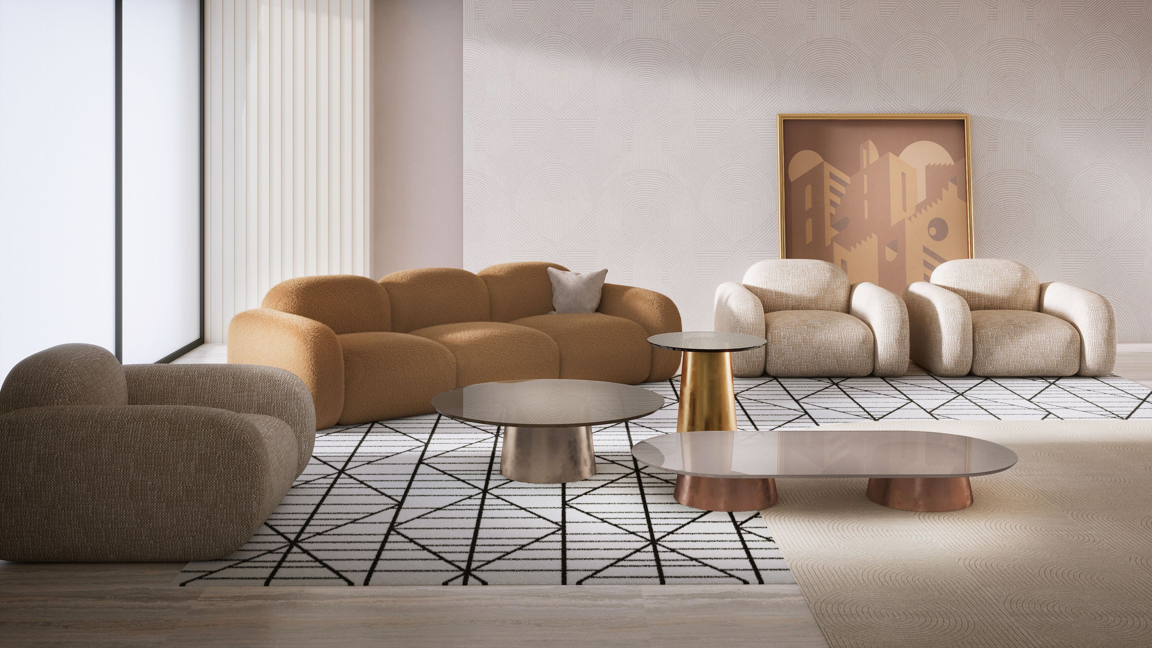 Низкий стеклянный журнальный столик CASA +39 ENCORE Italia ARCH-00120984 - Вид №4