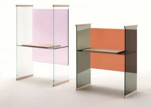 Glas Italia Прямоугольный стол из хрусталя Diapositive