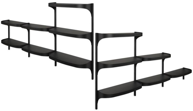 DANTE - Goods And Bads Открытый модульный настенный книжный шкаф из алюминия sun-id-1426800 - Вид №3