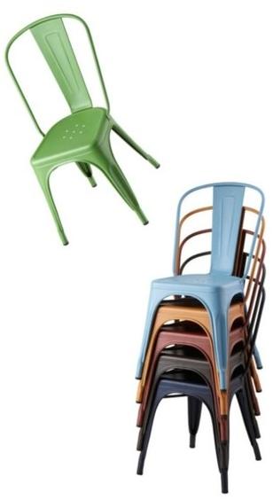 Tolix Штабелируемый металлический стул A sun-id-1450328 - Вид №6