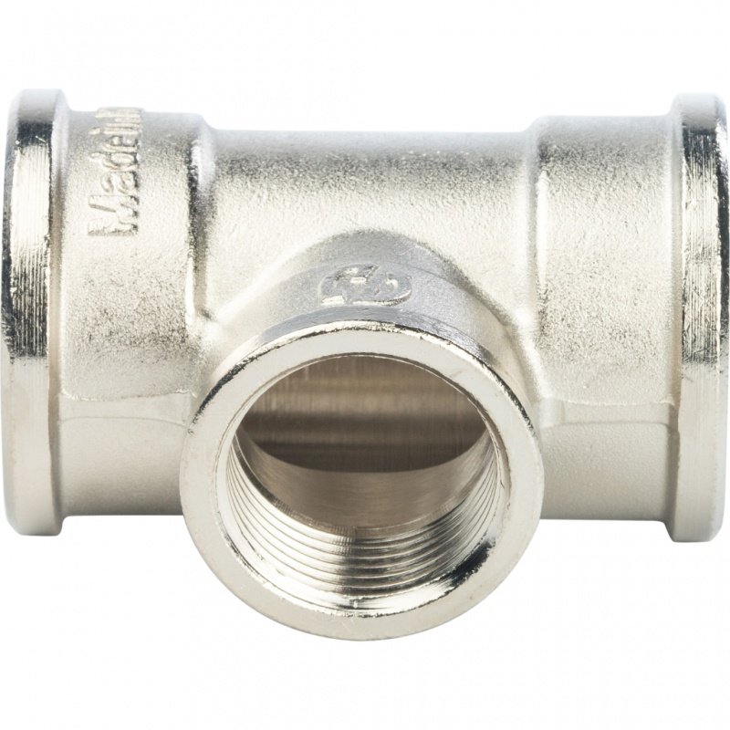 Тройник переходной ВР 1х3/4х1" никель STOUT SFT0022001341 - Вид №1