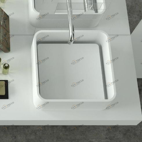 47018 Накладная раковина на столешницу  овальная MOMA Design 