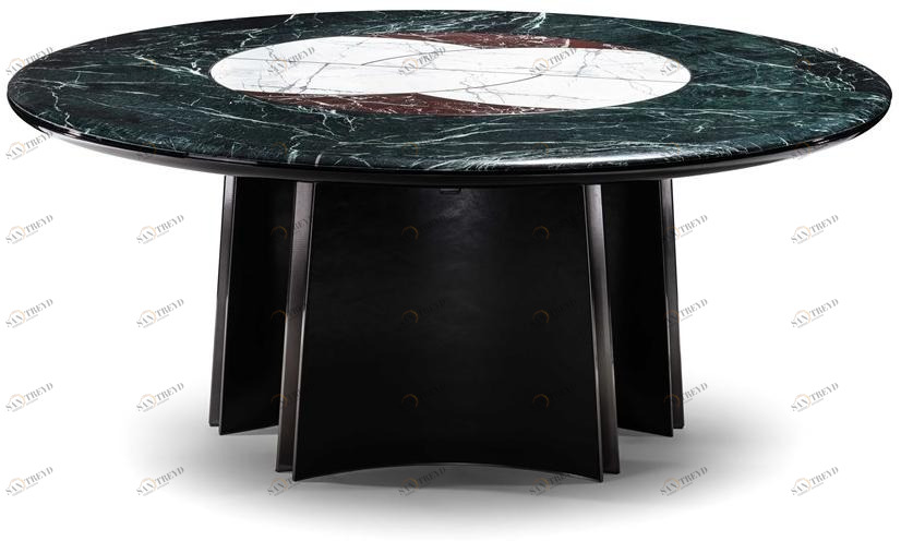 Visionnaire Круглый мраморный стол для гостиной sun-id-1462299