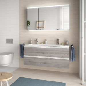 23892 SALGAR Мебель для умывальника SPIRIT 1200 2 металлических ящика BAY PINE 1194 x 540 x 450 мм Лавровая сосна