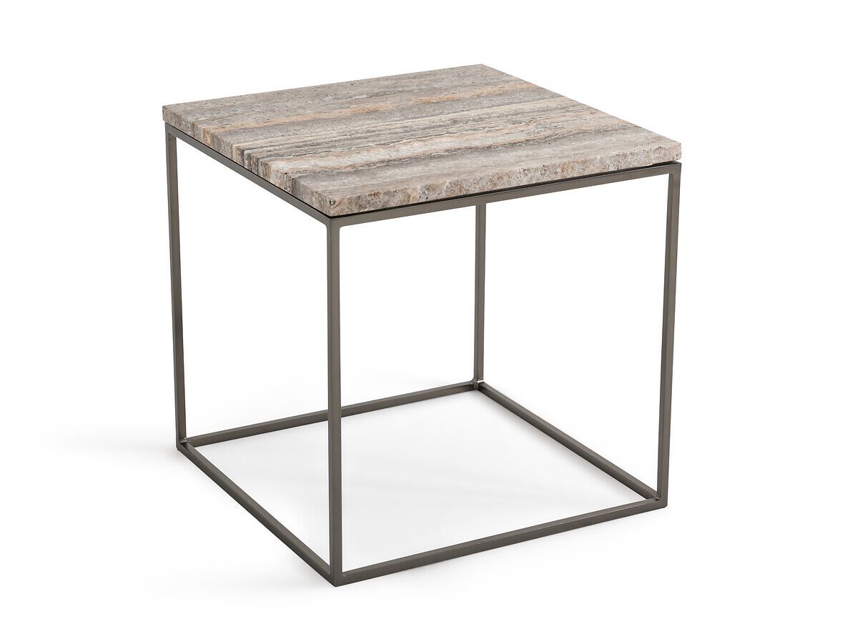 Квадратный журнальный столик из травертина AMPM махаут ARCH-00083253
