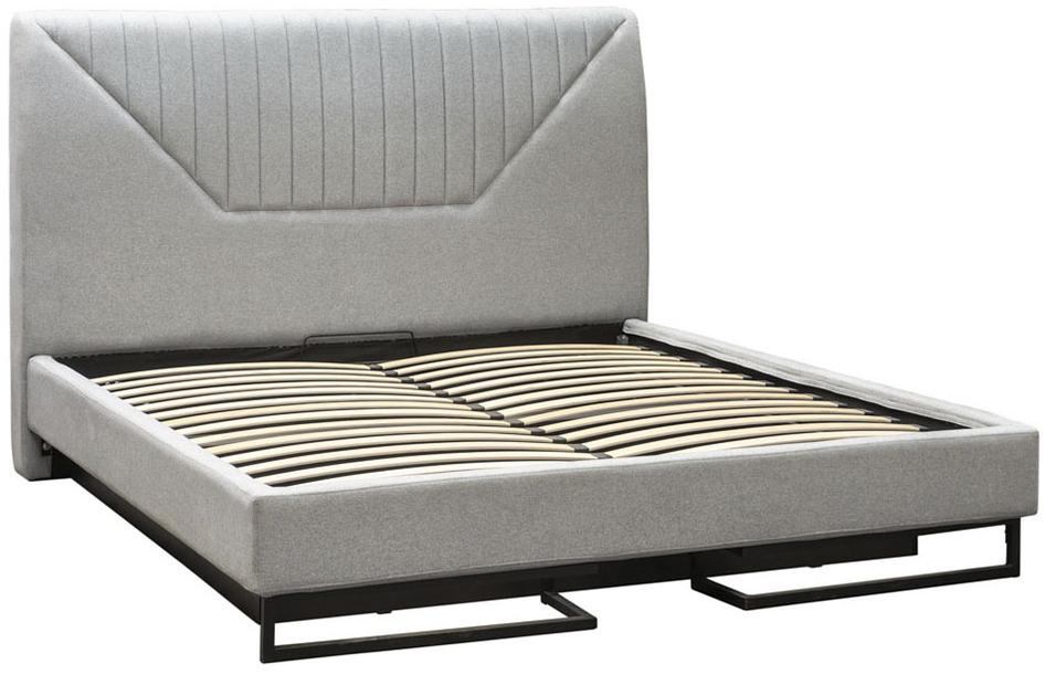 30655 Кровать с ортопедическим основанием и ящиком 1.8 Loft Alberta Стоун R-HOME 401720451h_Стоун - Вид №2