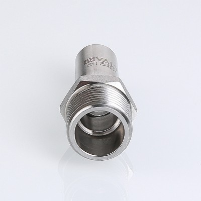 VTi.906.I.001805 Фитинг из нержавеющей стали – вставка с наружной резьбой Valtec 18 мм х 3/4"  - Вид №2