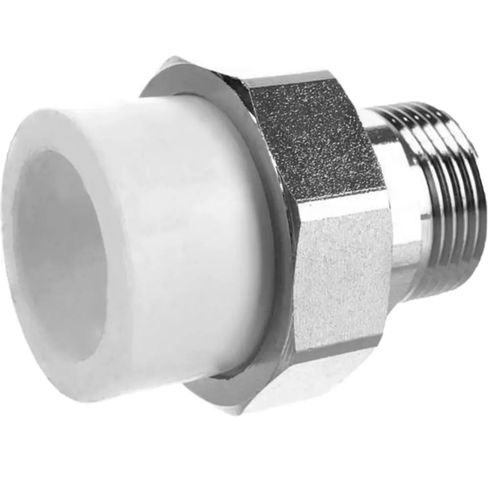 Муфта разъемная раструбная Ростерм 3/4"x25 мм НР полипропилен STLM-2002625 - Вид №1