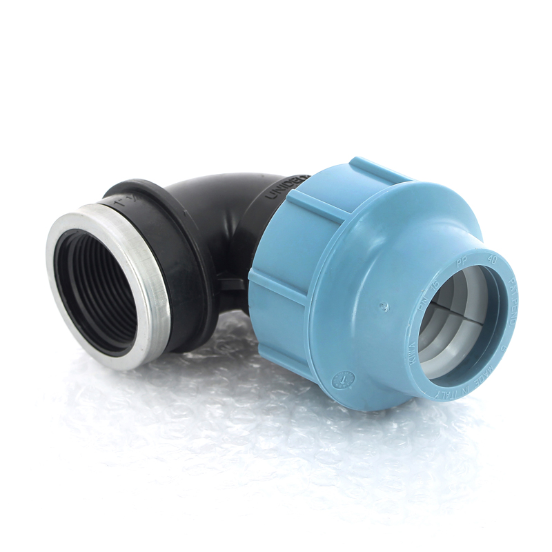 Угол обжим-В для труб ПНД UNIDELTA 40x1 1/4" 1009040005 - Вид №1