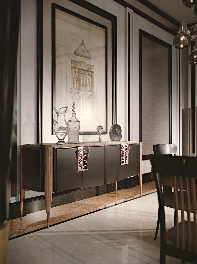 Bellotti Ezio Комод из дерева с распашными дверцами и столешницей из оникса Lexington avenue 2016-10 - Вид №1