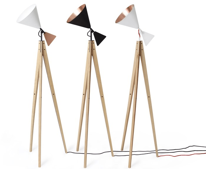 Askia Торшер из алюминия и дуба Light tale 2.fl01.mok - Вид №2