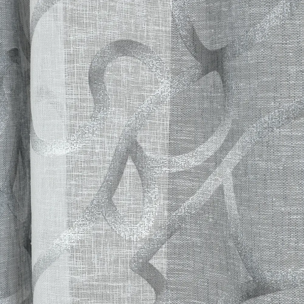 Тюль Santreyd Лабиринт серый 250x280 см - воздушная элегантность для окон 88014263 STLM-1486347 - Вид №4