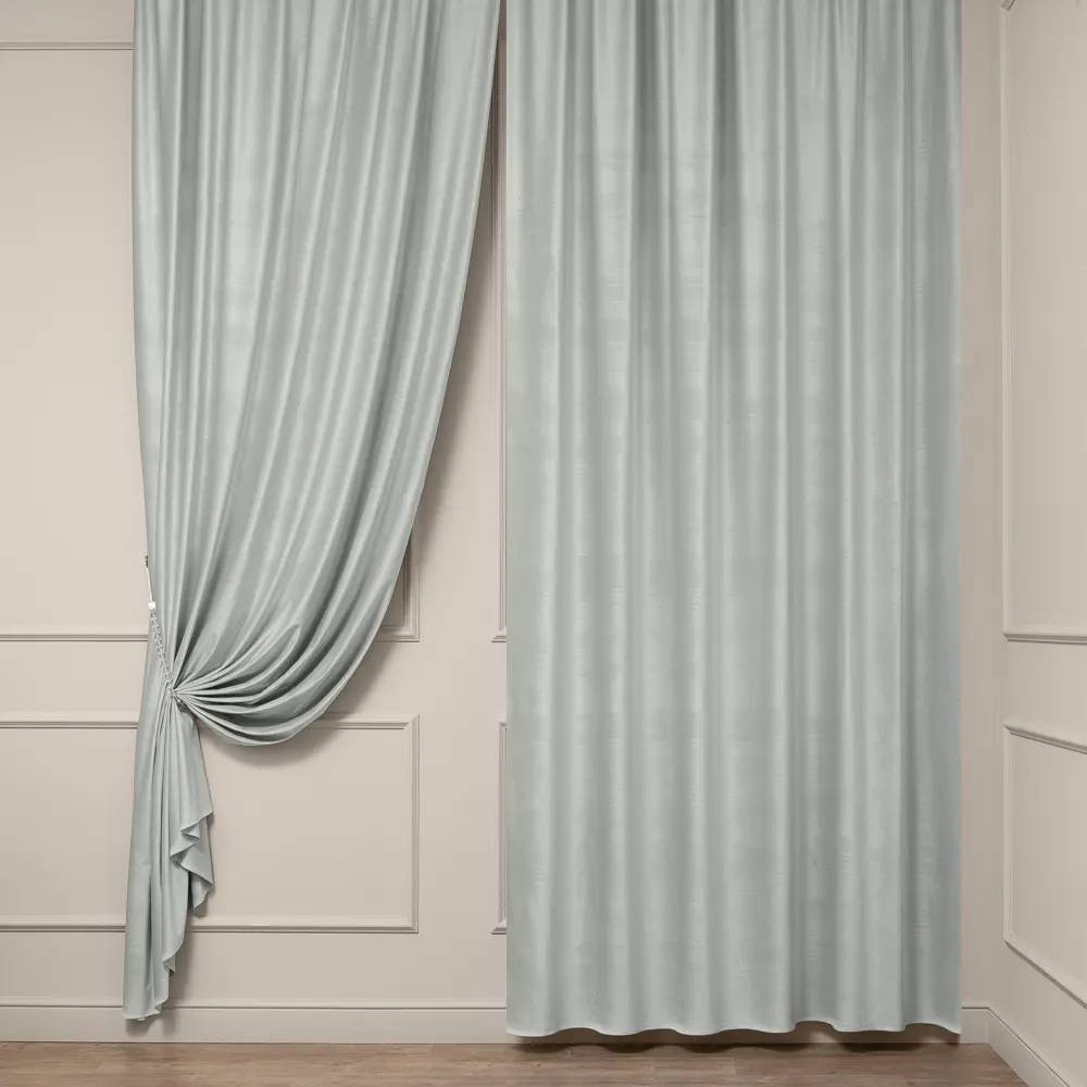 Ткань 1 п/м бархат Bellissimo 300 см 280 г/м² цвет серый опал 89462524 STLM-2065439 TEX REPUBLIC 