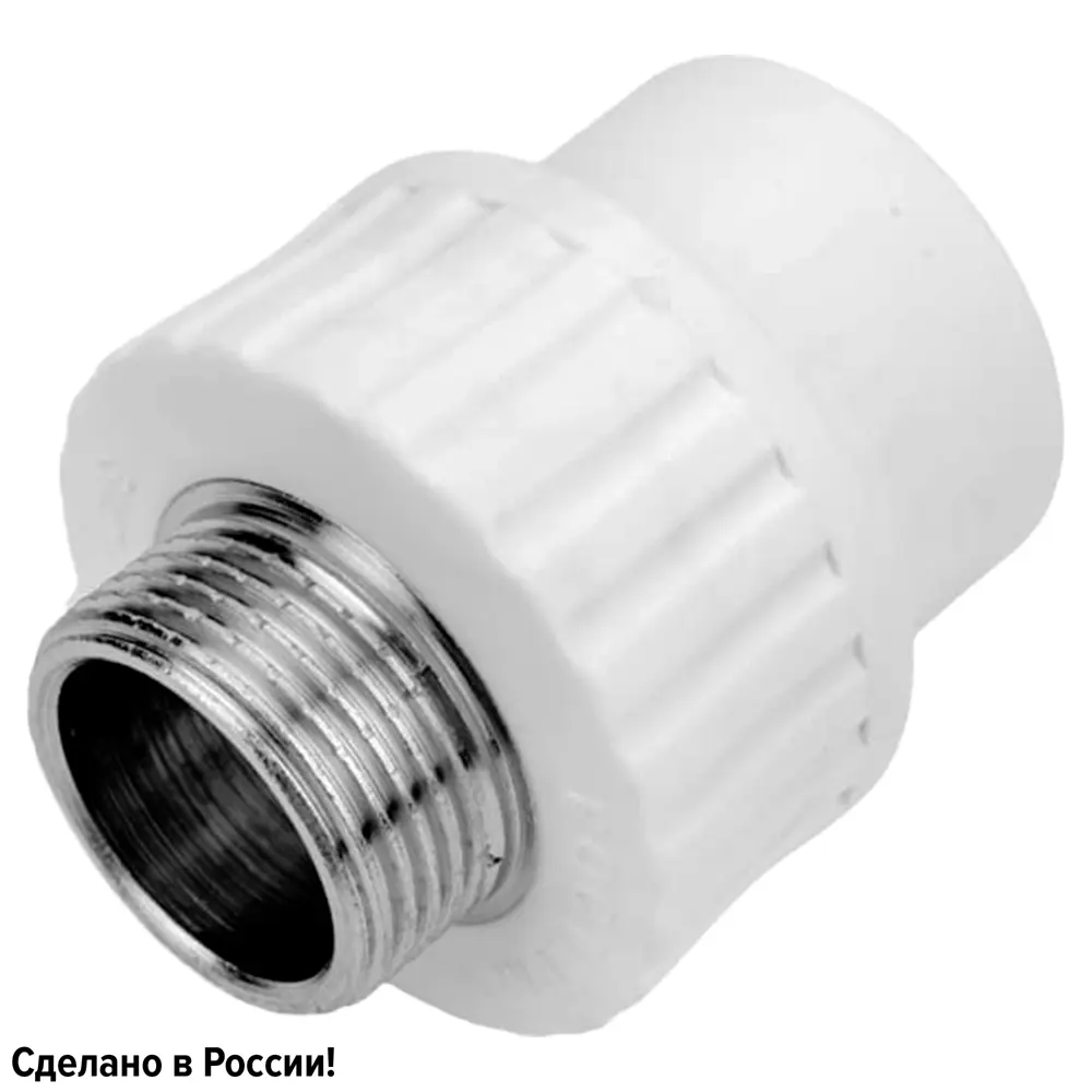 Муфта комбинированная Ростерм 3/4"x20 мм НР полипропилен 82185532 STLM-2167911 