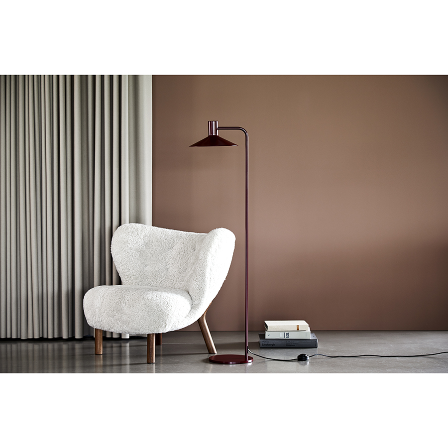 69016406 Лампа напольная minneapolis, 134хD27,5 см, белая матовая Frandsen  - Вид №3