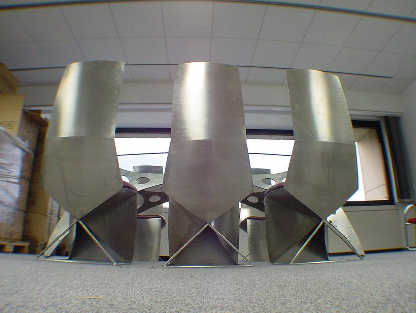 ICI ET LÀ Стул из стали с высокой спинкой sun-id-1369863 - Вид №1