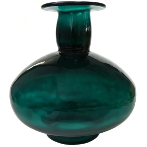 Ваза стекло цвет зеленый 32 см