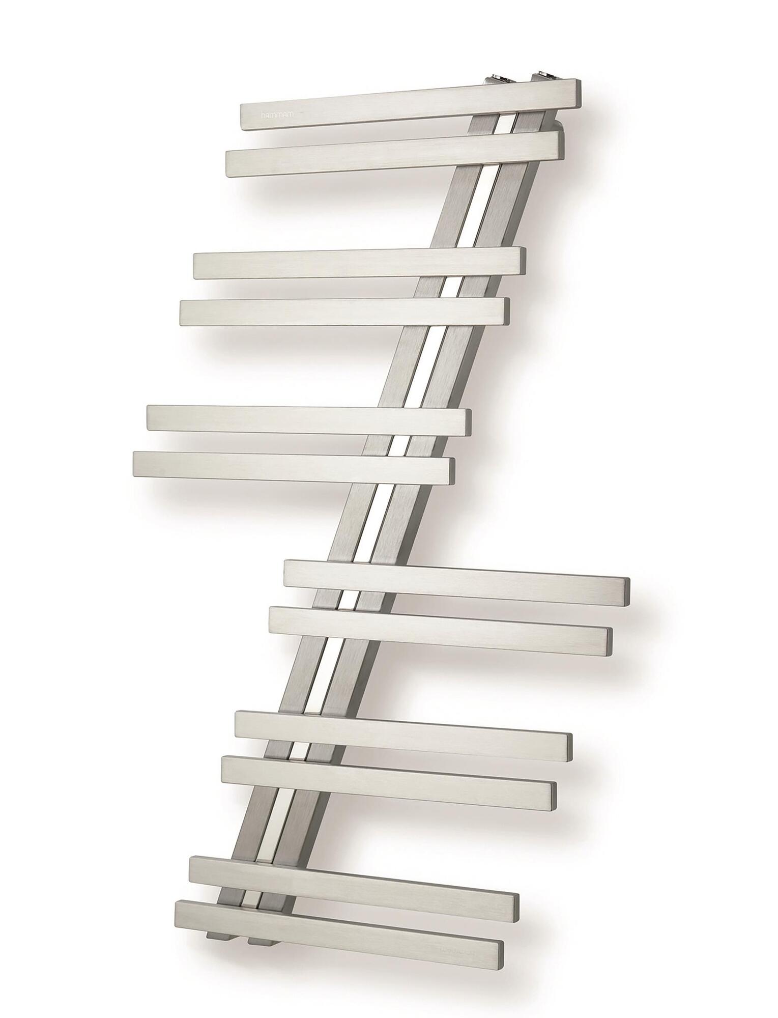 Полотенцесушитель Hammam MARS Stainless steel  комбинированный; электрический или водяной Сталь  - Вид №50