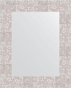 BY 3019 Зеркало в багетной раме - соты алюминий 70 mm EVOFORM Definite