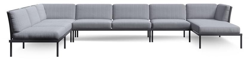 Atmosphera Квадратный тканевый садовый пуф Flash Fsh.pf - Вид №2