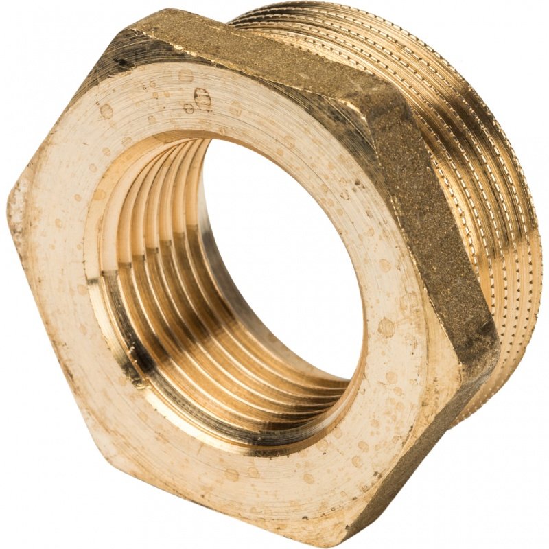 Футорка НВ 1 1/2х1" латунь STOUT SFT0028001121 - Вид №1